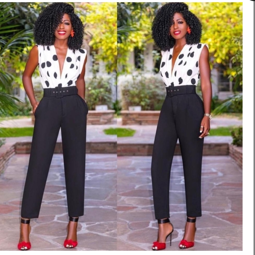 Zara high waisted belted pants - Picture 6 of 12